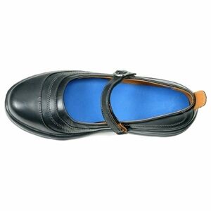 Dr Comfort Flute Mary Jane Women's Comfort Flat Black Leather Shoe Size 8W 🌴